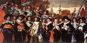HALS, Frans Officers and Sergeants of the St George Civic Guard Company Spain oil painting artist
